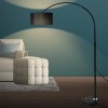 emitto modern led floor lamp reading black emitto modern led floor lamp reading black