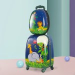 bopeep 16''13'' 2pcs kids luggage set jungle