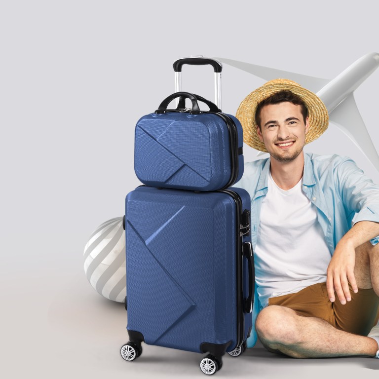 slimbridge 2pcs 20"travel luggage set novy slimbridge 2pcs 20"travel luggage set novy