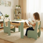 levede kids table and chairs set 3 in 1 chalkboard storage learning dining desk