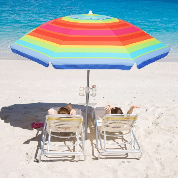 mountview 2.2m outdoor beach umbrellas sand colorful mountview 2.2m outdoor beach umbrellas sand colorful