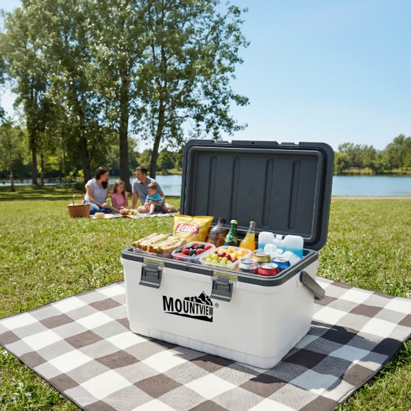 mountview 22l cool box portable waterproof outdoor camping hiking food storage mountview 22l cool box portable waterproof outdoor camping hiking food storage