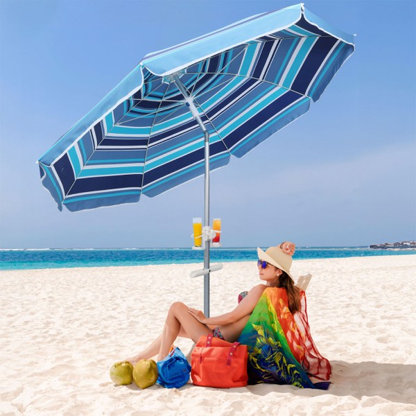 mountview 2m outdoor beach umbrellas sand blue mountview 2m outdoor beach umbrellas sand blue