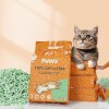 pawz 2.5kg tofu cat litter clumping green tea x4