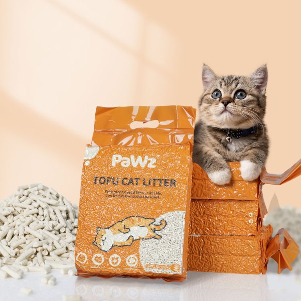 pawz 2.5kg tofu cat litter clumping natural pawz 2.5kg tofu cat litter clumping natural