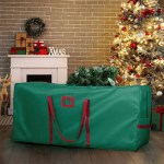 christmas tree storage bag large green