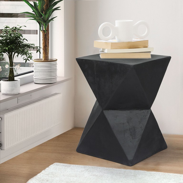 levede side table terrazzo geometric