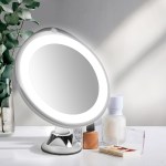 10x magnifying makeup led mirror 360 dgree