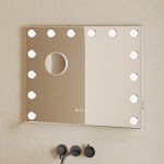 yezi led vanity makeup mirror 42x50cm