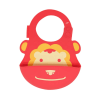 marcus & marcus baby bib koala grey (limited edition)