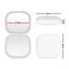 embellir led compact mirror lighted travel makeup mirror pocket sized 1x 10x magnification square white embellir led compact mirror lighted travel makeup mirror pocket sized 1x 10x magnification square white