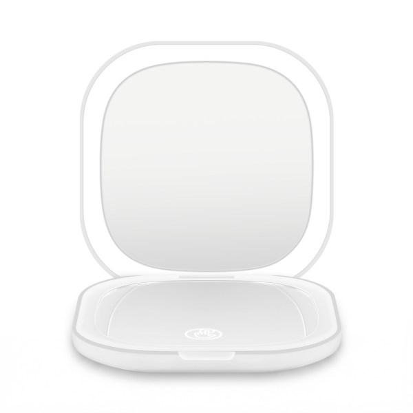 embellir led compact mirror lighted travel makeup mirror pocket sized 1x 10x magnification square white embellir led compact mirror lighted travel makeup mirror pocket sized 1x 10x magnification square white