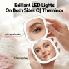 embellir led compact mirror lighted travel makeup mirror pocket sized 1x 10x magnification square white embellir led compact mirror lighted travel makeup mirror pocket sized 1x 10x magnification square white