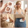 embellir led compact mirror lighted travel makeup mirror pocket sized 1x 10x magnification square white embellir led compact mirror lighted travel makeup mirror pocket sized 1x 10x magnification square white