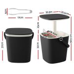 gardeon 2 in 1 outdoor bar table portable wine cooler 15l ice bucket tong black gardeon 2 in 1 outdoor bar table portable wine cooler 15l ice bucket tong black