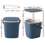 gardeon 2 in 1 outdoor bar table portable ice bucket cooler 15l tong blue gardeon 2 in 1 outdoor bar table portable ice bucket cooler 15l tong blue