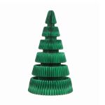 jingle jollys paper christmas tree 111cm w/ star topper leds xmas decorations kit home office green
