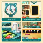 keezi 2 piece kids pretend kitchen playset water toys fishing game food play keezi 2 piece kids pretend kitchen playset water toys fishing game food play