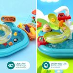 keezi 2 piece kids pretend kitchen playset water toys fishing game food play keezi 2 piece kids pretend kitchen playset water toys fishing game food play