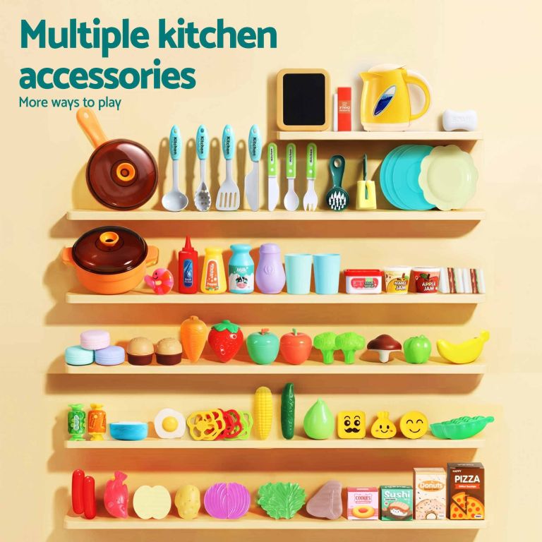 keezi 2 piece kids pretend kitchen playset water toys fishing game food play keezi 2 piece kids pretend kitchen playset water toys fishing game food play