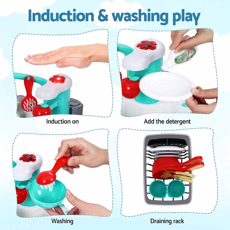 keezi kids pretend kitchen sink and water playset fishing game toys play food keezi kids pretend kitchen sink and water playset fishing game toys play food