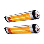 devanti 2pcs electric radiant strip heater outdoor indoor patio infrared heaters 2000w devanti 2pcs electric radiant strip heater outdoor indoor patio infrared heaters 2000w