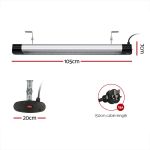 devanti 2pcs electric radiant strip heater outdoor indoor patio infrared heaters 3000w