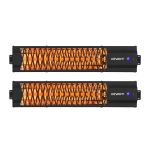 devanti 2pcs electric strip heater radiant infrared heaters 2000w