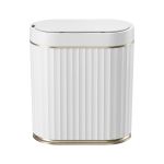 devanti sensor bins 7l motion sensor trash can slim touchless automatic waste bin white