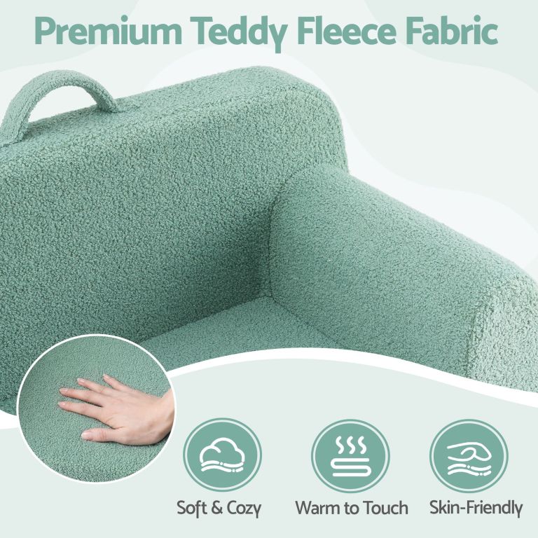 artiss sofa foam couch with carry handle mint green artiss sofa foam couch with carry handle mint green