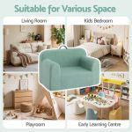 artiss sofa foam couch with carry handle mint green artiss sofa foam couch with carry handle mint green