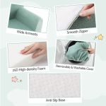 artiss sofa foam couch with carry handle mint green artiss sofa foam couch with carry handle mint green