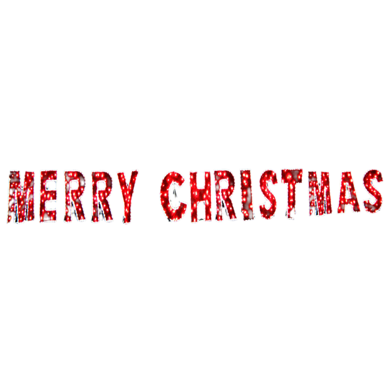 samland merry christmas commercial led light and garland display