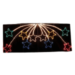 samland led animated 10 stars motif rope light for christmas 2.2m