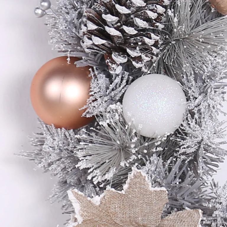pine cone christmas wreath home decoration