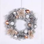 pine cone christmas wreath home decoration