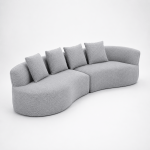 arco 3 seater compressed sofa