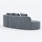 arco 3 seater compressed sofa