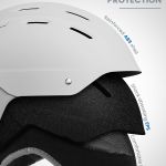outdoormaster kelvin ii ski snow sport helmet | adjustable dial fit snowboard helmet for men women & youth,astm certified,14 vents matte white l