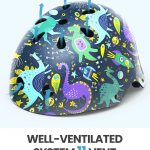 outdoormaster youth & kids bike helmet adjustable multi sports skateboard helmet with removable liners for balance bike, kids scooter, one wheel hoverboard,graffiti style helmet dinoverse madness medium outdoormaster youth & kids bike helmet adjustable multi sports skateboard helmet with removable liners for balance bike, kids scooter, one wheel hoverboard,graffiti style helmet dinoverse madness medium