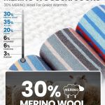 outdoormaster ski socks 4 pack merino wool, over the calf non slip cuff for men & women