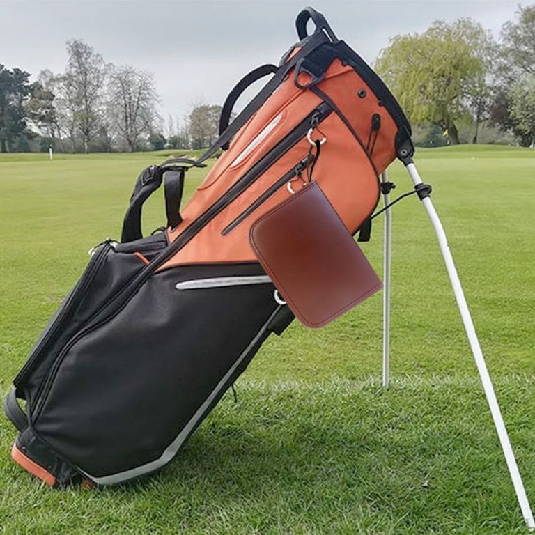 golf gifts for men and women, golf accessories set with hi end case, golf balls, rangefinder, golf tees, brush, multifunctional divot knife, scorer, golf ball clamp