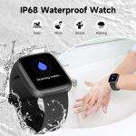 smartwatch voice assistant bluetooth calling health monitoring step tracking message alerts/black smartwatch voice assistant bluetooth calling health monitoring step tracking message alerts/black