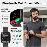smartwatch voice assistant bluetooth calling health monitoring step tracking message alerts/black smartwatch voice assistant bluetooth calling health monitoring step tracking message alerts/black