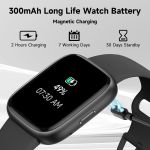 smartwatch voice assistant bluetooth calling health monitoring step tracking message alerts/black smartwatch voice assistant bluetooth calling health monitoring step tracking message alerts/black