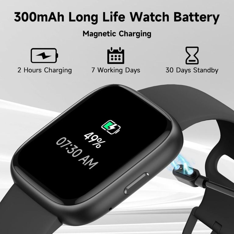 smartwatch voice assistant bluetooth calling health monitoring step tracking message alerts/black smartwatch voice assistant bluetooth calling health monitoring step tracking message alerts/black