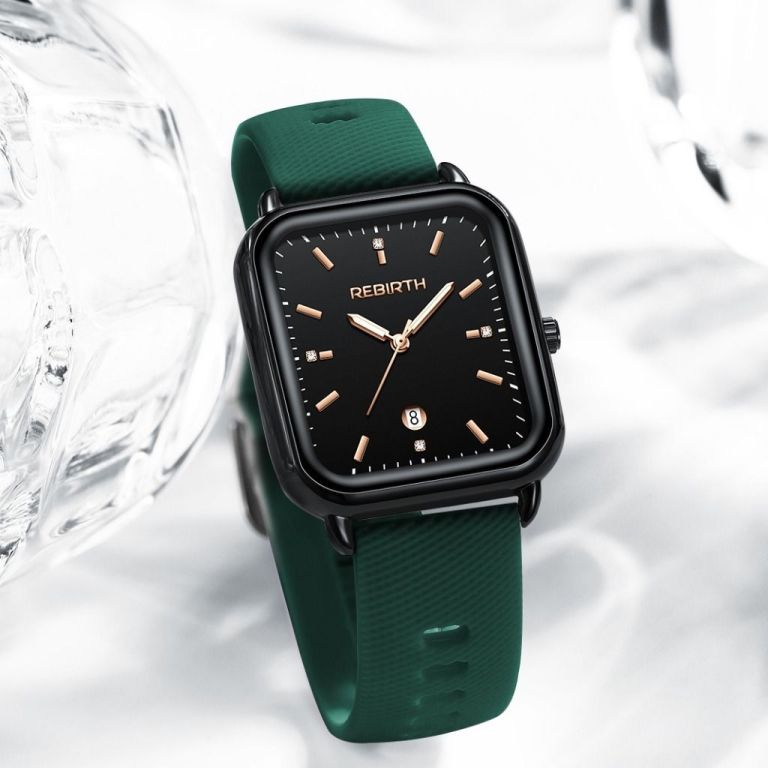 elegant retro preppy style women's quartz watch square black dial with pink silicone strap, zinc alloy case, non rechargeable battery/black elegant retro preppy style women's quartz watch square black dial with pink silicone strap, zinc alloy case, non rechargeable battery/black