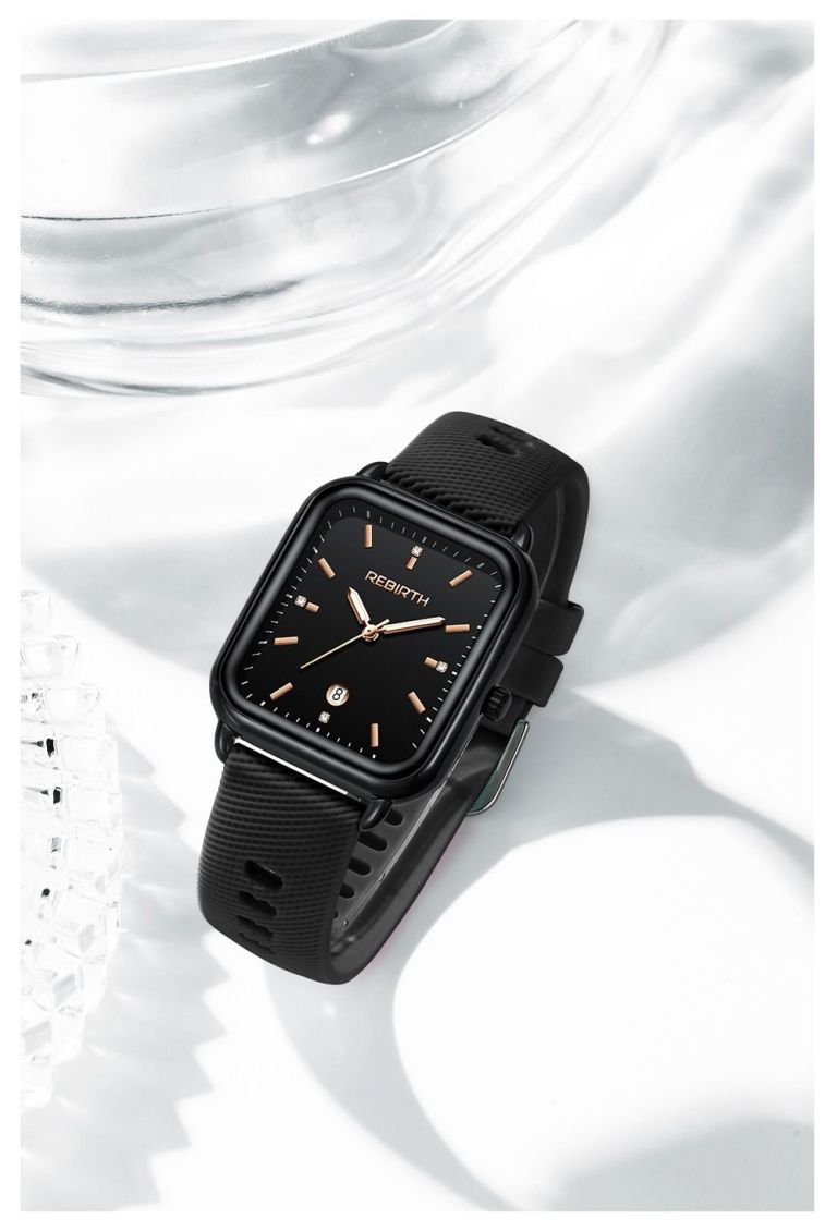 elegant retro preppy style women's quartz watch square black dial with pink silicone strap, zinc alloy case, non rechargeable battery/pink elegant retro preppy style women's quartz watch square black dial with pink silicone strap, zinc alloy case, non rechargeable battery/pink