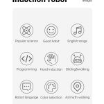 intelligent induction robot(red): your child's tech enlightenment companion, an early learning assistant that makes education fun