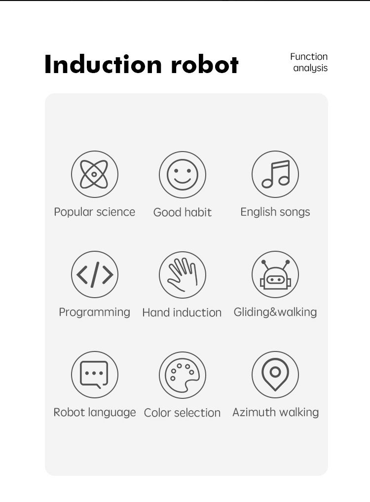 intelligent induction robot(red): your child's tech enlightenment companion, an early learning assistant that makes education fun